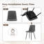 50cm H Velvet Upholstered Metal Side Chair-272616798