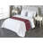 Ambesonne Valentine's Day Bed Runner Dots and Hearts Ruby Pink-106936764