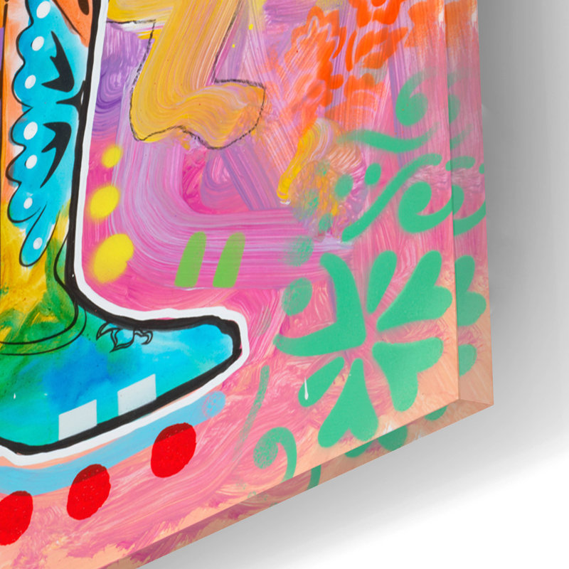 «Six Shooter» par Dean Russo, H 12 po x l 16 po x P 0,13 po