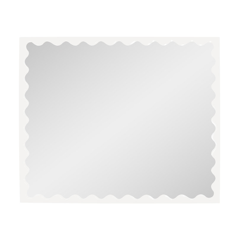 Ailee Rectangle Mirror, White