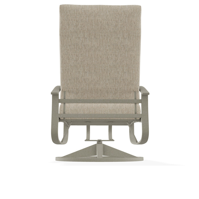 Belle Isle Outdoor Lounge Chair, Storm, Illusion Plaid Birch
