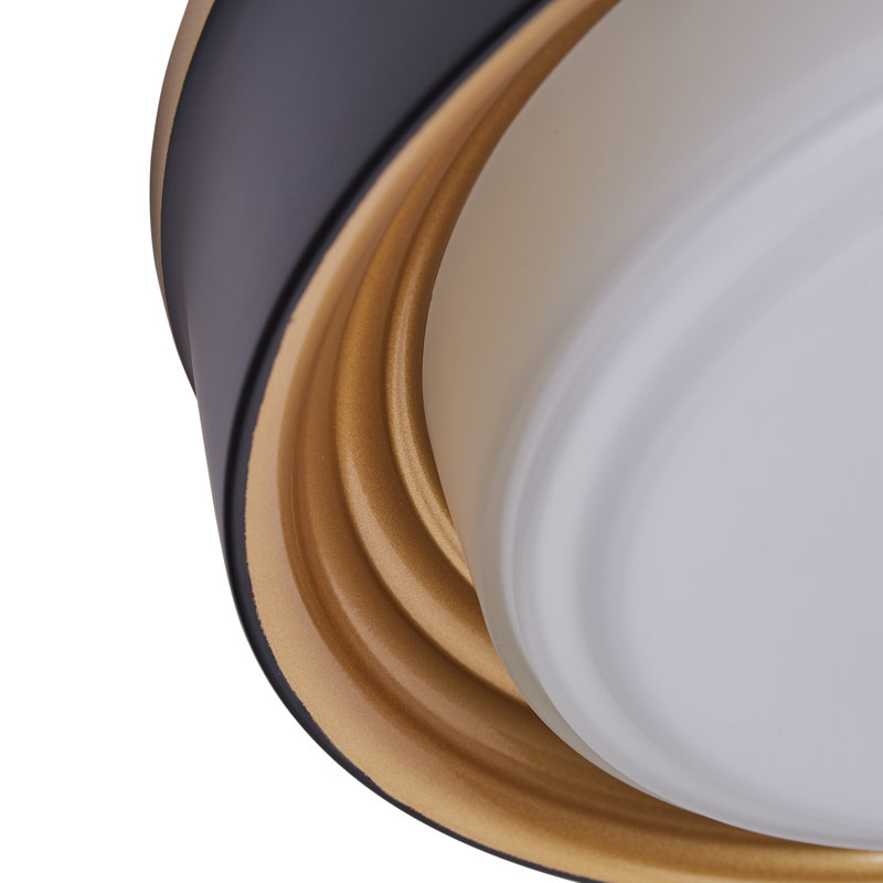 Plafonnier encastré 13,19 po 2 lumières Evonie