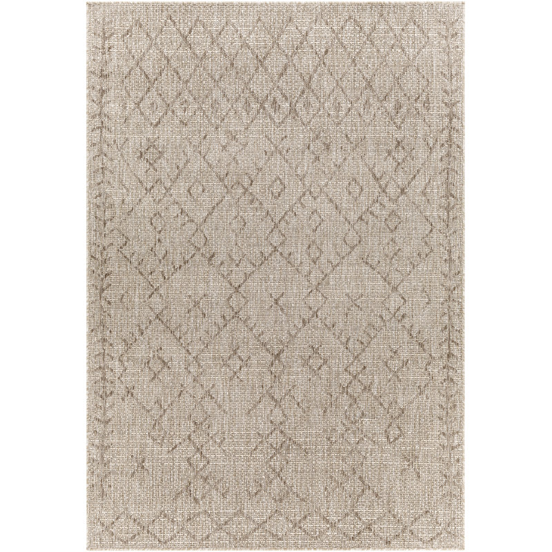 Mendota Moroccan Indoor / Outdoor Rug, Square 7'10"