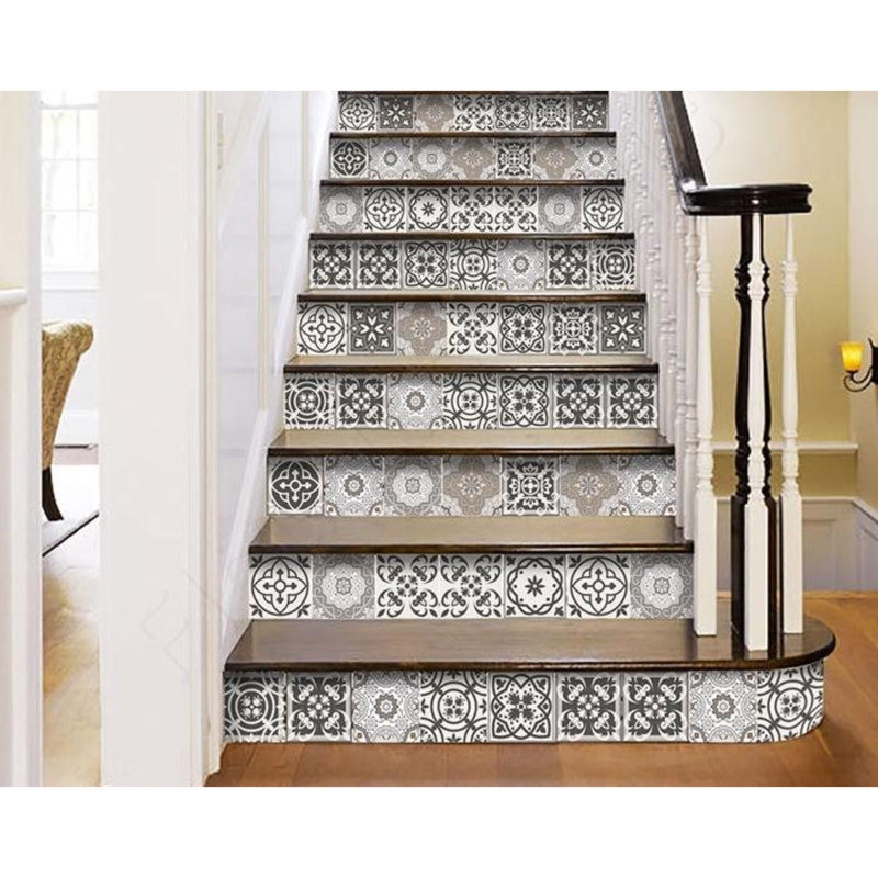Snowflake Peel and Stick Removable Tiles, 4" x 4", Beige