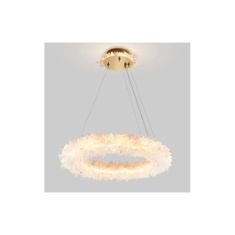 1 - Light Chandelier, 7" H x 32" W x 32" D