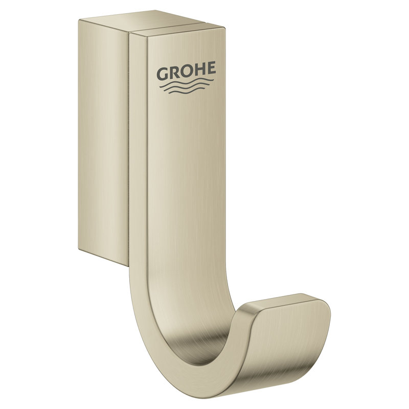 Selection Wall Mounted Towel Hook, Brushed Nickel