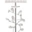 Waukon 59cm Crystal Glass Leaf Chrome Table lamp