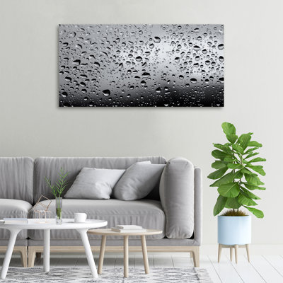 Drops Of Water - Wrapped Canvas Print