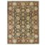 Hand Knotted Wool Area Rug in Black And Wine