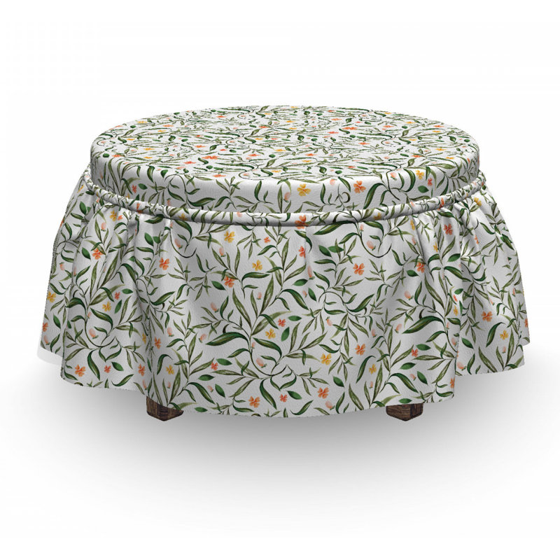Housse pour repose-pieds jardin spring