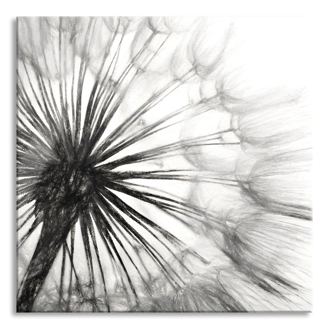 Glasbild Beautiful Dandelion