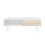 Table basse 48W Corry Studio® Aliyya en blanc et gris cendré