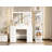 Makeup Vanity with Mirror, Vanity Desk with 11 Hollywood Bulbs & 7-Tier Storage Shelves , Makeup Vanity Desk with Power Outlet and 11 Drawers