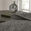 Ensemble de couvre-lit réversible gris foncé-125333486-125333487