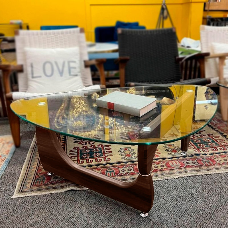 Table basse Bortola, 16" H x 40" L x 24" W, Brown