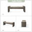 Banc d'appoint rembourré Arlesia-1275917779