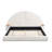Unique Arched Boucle Bed with Small Table,Queen