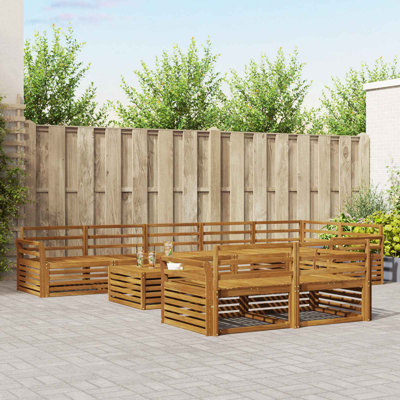 408cm Wide Patio Sectional Set