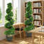Faux Tree Plant in Cement Freestanding  Planter-136168962