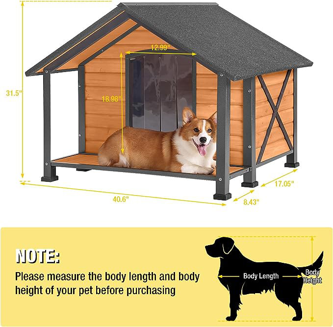 Portable Igloo Style Dog House, 80cm H x 103.1cm W x 87cm D