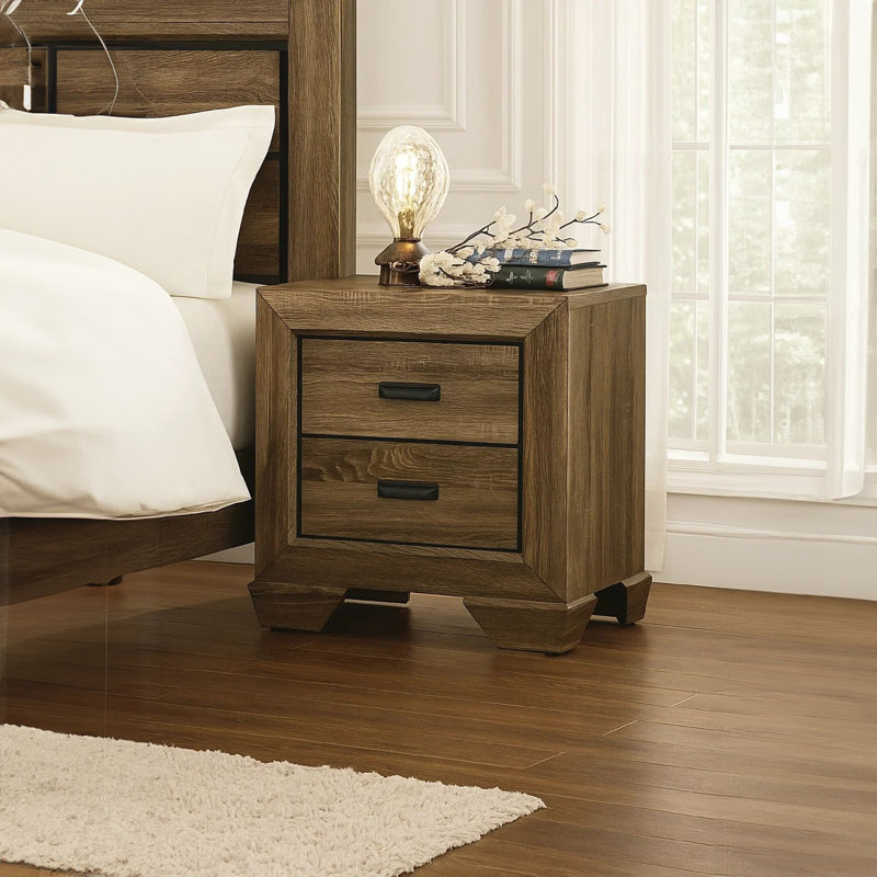 Dowell 16.5'' W Solid Wood Nightstand