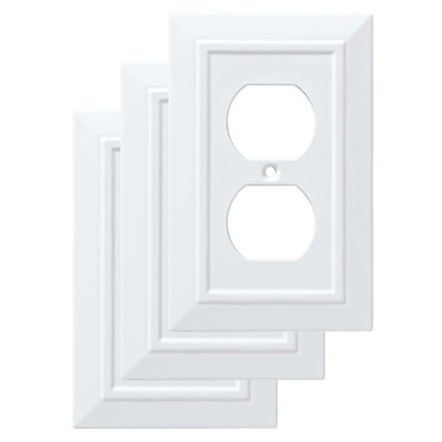 Classic Architecture 1-Gang Duplex Outlet Wall Plate