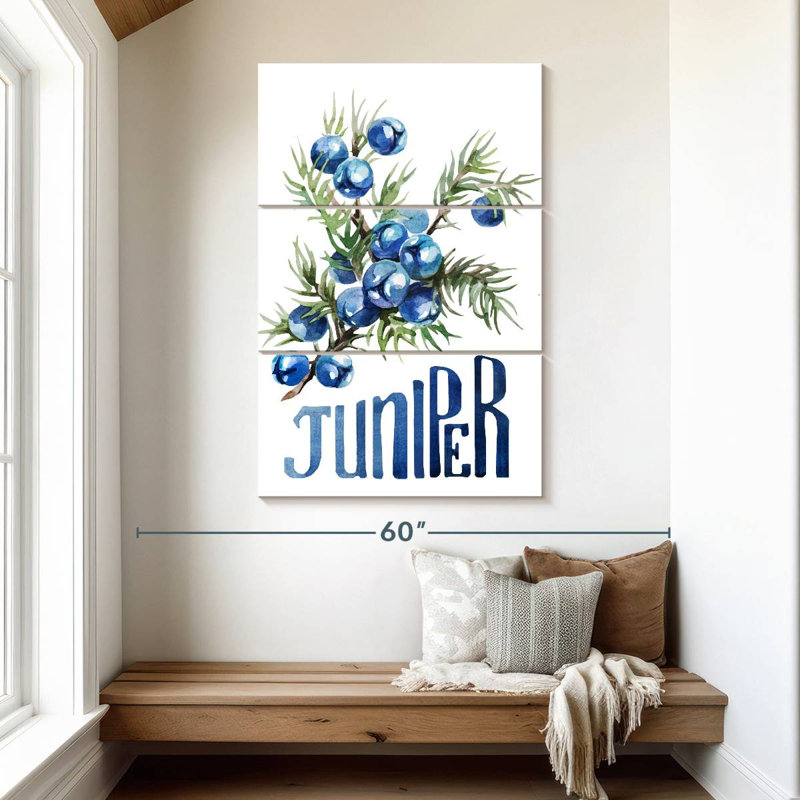 Yarlin Juniper Berries, 50" H x 32" W