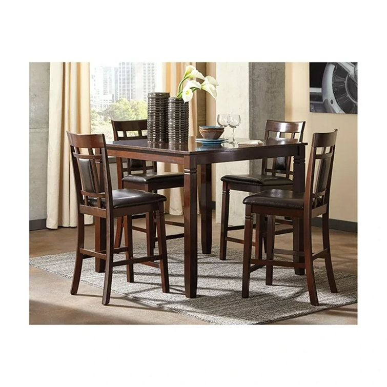 Leger 5 Piece Counter Height Dining Set