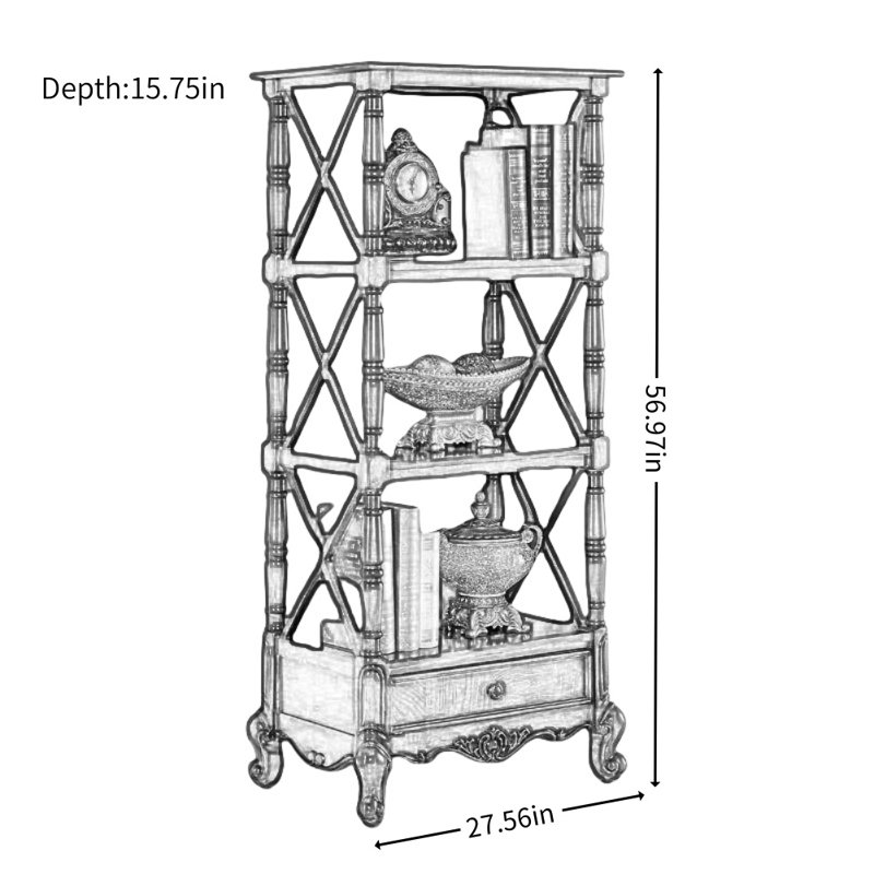 American-style Simple Multi-layer Display Cabinet