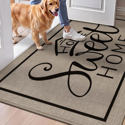 Tapis d'entrée antidérapant pour porte d'entrée