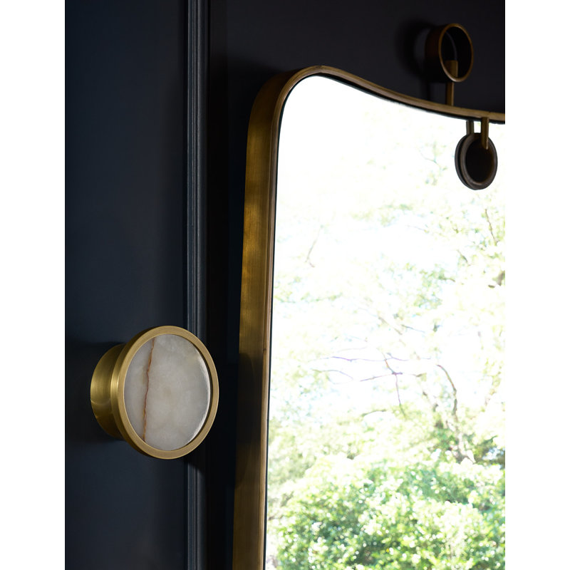 Louisa 1 - Light LED Flush Mount, Antique Brass