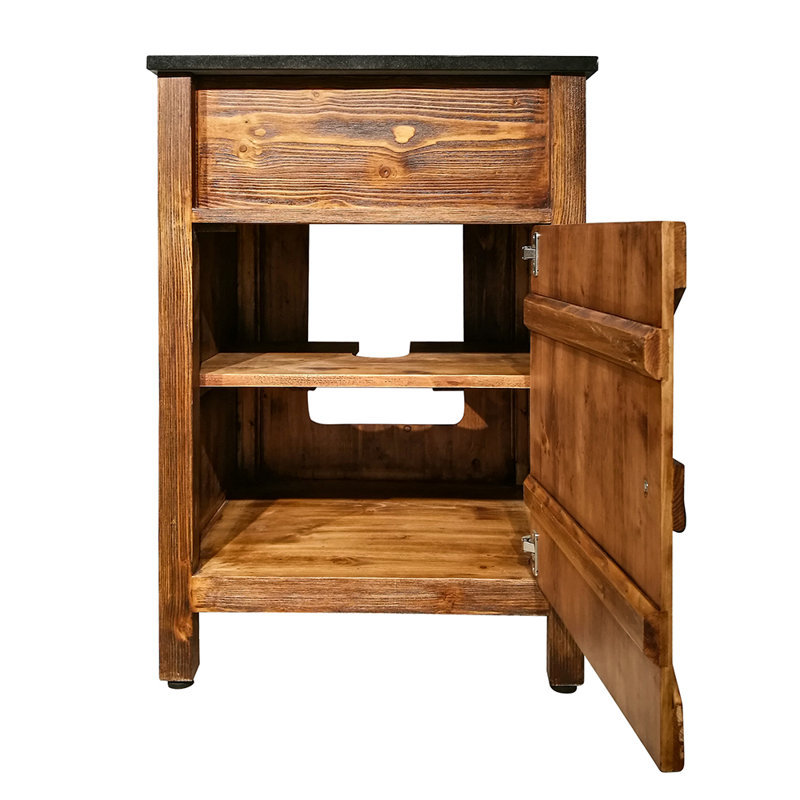 Niangua 24'' Single Bathroom Vanity with Stone Top