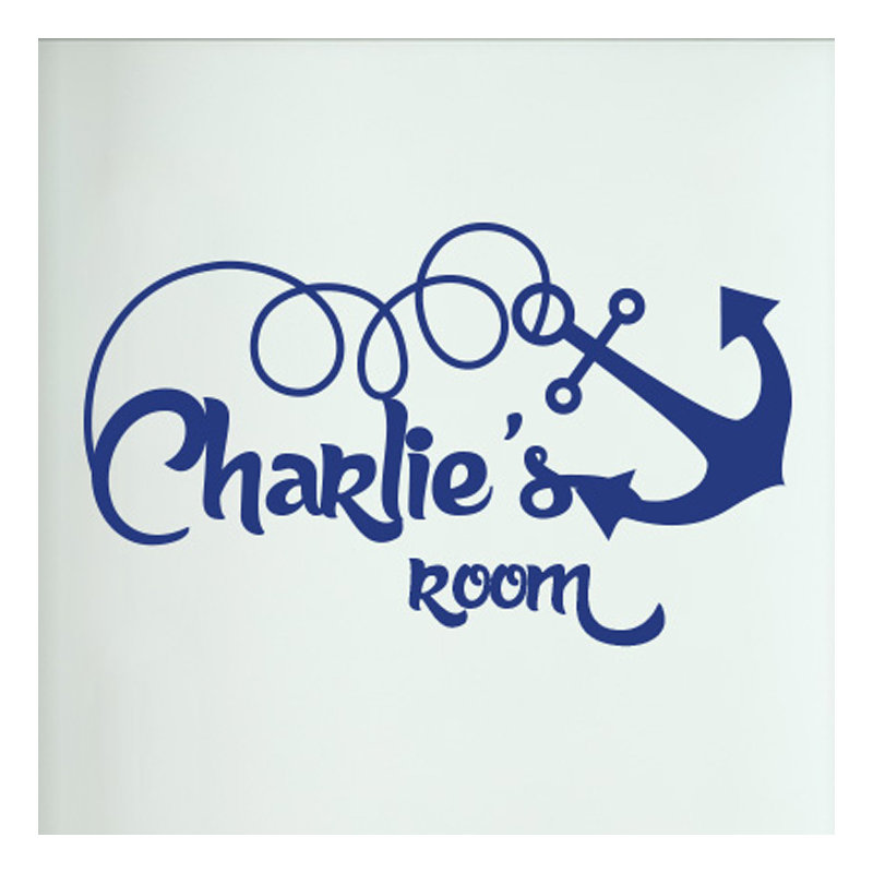 Nautical & Beach Wall Decal, Dark Blue