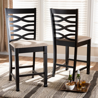 Roby Solid Wood 25" Counter Stool by Canora Grey