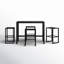 Ensemble repas extérieur en aluminium Armando-2024083643-2024083640