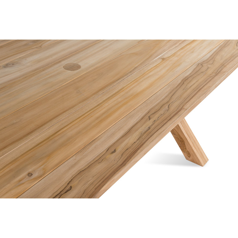 Lakewood Outdoor Teak Dining Table, Natural