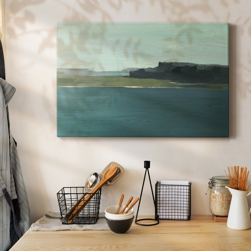 «Calming Lake View II», toile tendue avec châssis, H 24 po x l 36 po