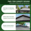 11 X 13 Ft Outdoor Gazebo With Mosquito Netting & Curtain