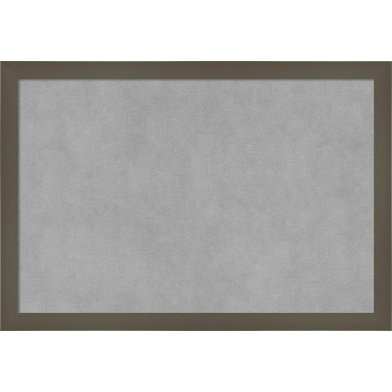 Tableau magnétique gris Svelte, 13" H x 19" W