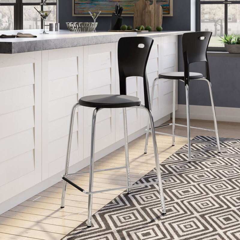 Tabouret 25" Galston, Noir