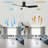 Cynteria 44'' Ceiling Fan with Light