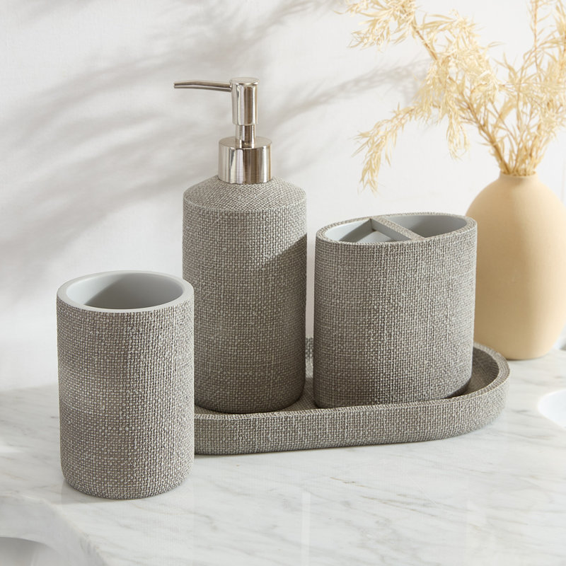 Ensemble d'accessoires de salle de bain 4 pièces Astor