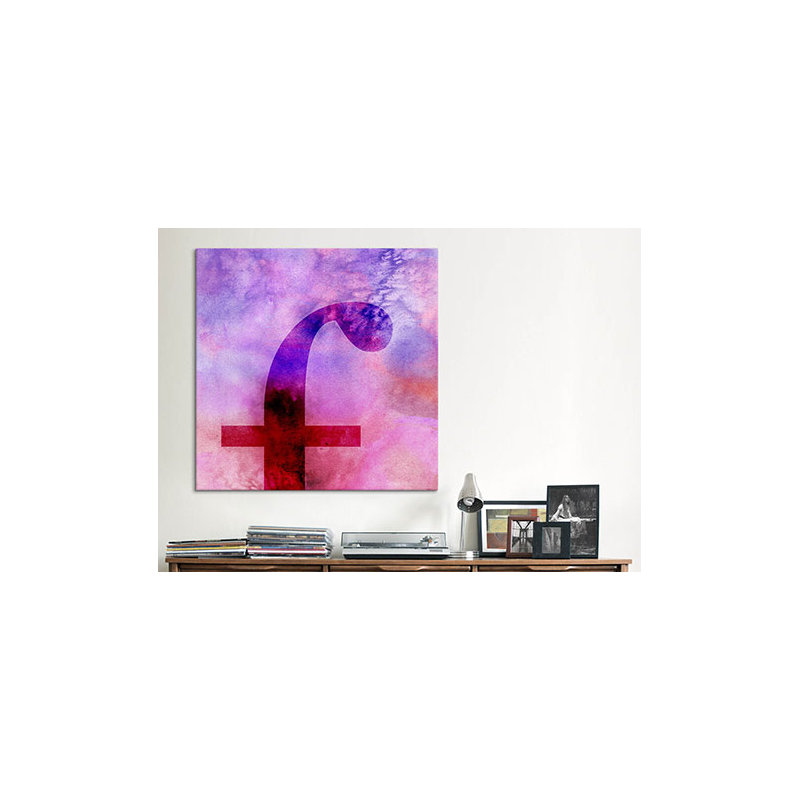 Art textuel sur toile, H 26 po x l 26 po x P 1,5 po, f