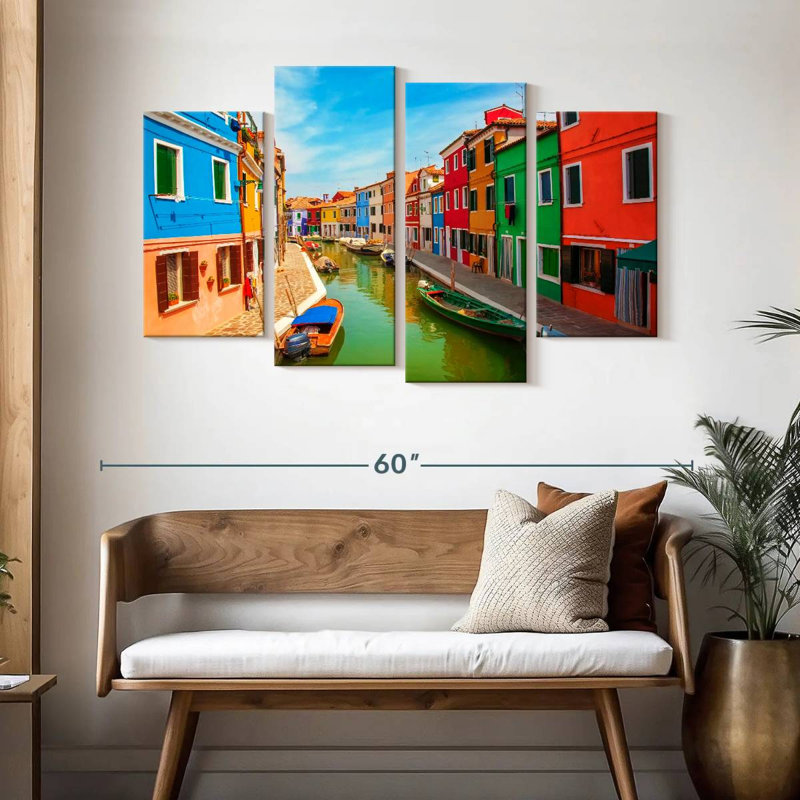 Canal Nicci Burano, H 32 po x l 52 po