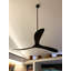 Ventilateur de plafond en bois 80 po avec télécommande Swell-58550300-58550301