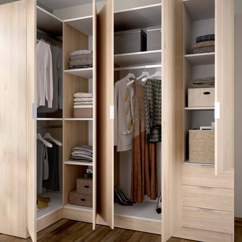5 Door Manifactured Wood Wardrobe