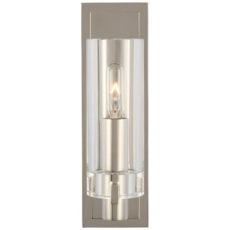 Chapman & Myers Sonnet Petite Single Sconce, Polished Nickel
