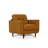 Camel Top Grain Leather Settee