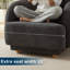 Fauteuil demi-tonneau l 37,75 po Luare-1334838
