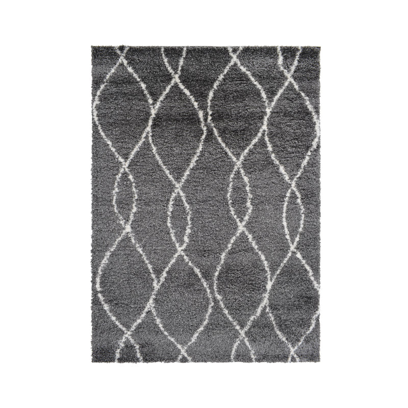 Elegido Abstract Shag Area Rug, Rectangle 160 x 230cm